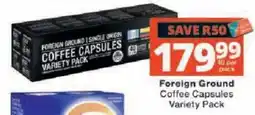 Checkers Foreign Ground Coffee Capsules Variety Pack offer