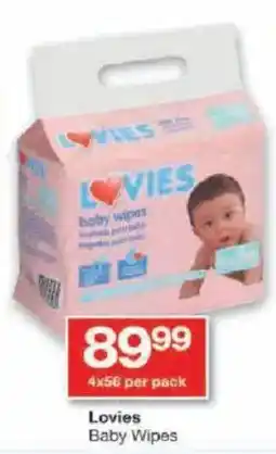 Checkers Lovies Baby Wipes offer