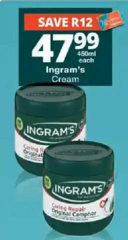 Checkers Ingram's Cream offer