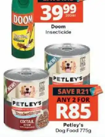 Checkers Petley's Dog Food offer