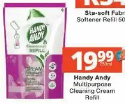 Checkers Handy Andy Multipurpose Cleaning Cream Refill offer