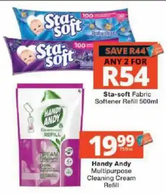 Checkers Sta-soft Fabric Softener Refill offer