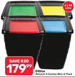Pick n Pay Otima Recycle It Combo Bins offer