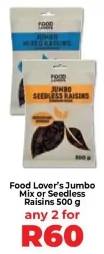 Food Lover's Market Food Lover's Jumbo Mix or Seedless Raisins offer