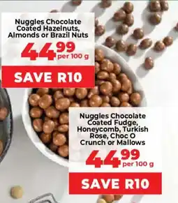 Food Lover's Market Nuggles Chocolate Coated Hazelnuts, Almonds or Brazil Nuts offer