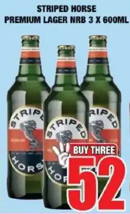 Boxer Striped Horse Premium Lager NRB offer