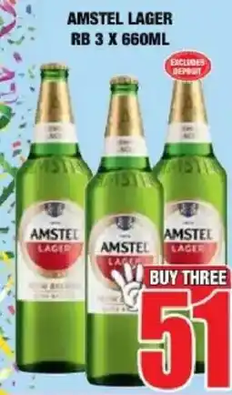 Boxer Amstel Lager offer