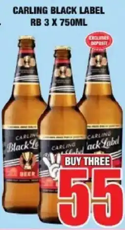 Boxer Carling Black Label offer