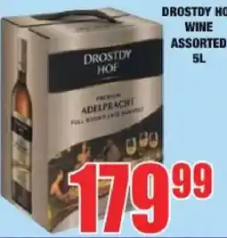 Boxer Drostdy Hof Wine Assorted offer