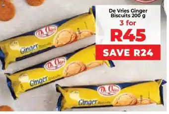 Food Lover's Market De Vries Ginger Biscuits offer