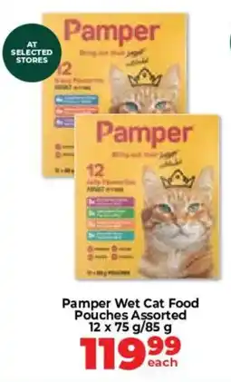 Food Lover's Market Pamper Wet Cat Food Pouches Assorted offer