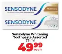 Food Lover's Market Sensodyne Whitening Toothpaste Assorted offer
