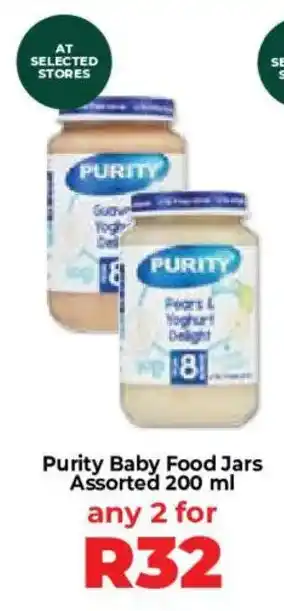 Food Lover's Market Purity Baby Food Jars Assorted offer