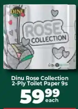 Food Lover's Market Dinu Rose Collection 2-Ply Toilet Paper offer