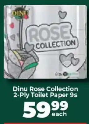 Food Lover's Market Dinu Rose Collection 2-Ply Toilet Paper offer