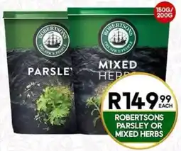 Take 'n Pay Robertsons Parsley or Mixed Herbs offer