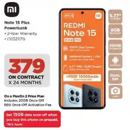HiFi Corp REDMI Note 15 offer