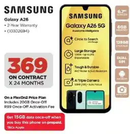 HiFi Corp SAMSUNG Galaxy A26 5G offer