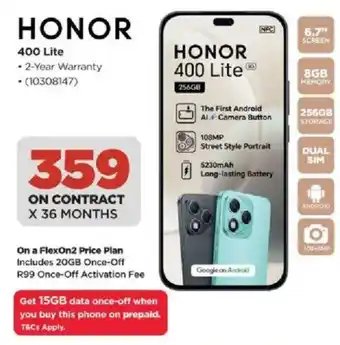 HONOR 400 Lite