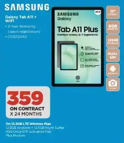 HiFi Corp SAMSUNG Galaxy Tab A11 Plus offer