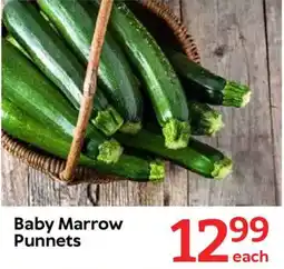 Oxford Freshmarket Baby Marrow Punnets offer