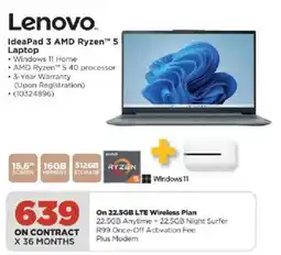 HiFi Corp Lenovo IdeaPad 3 AMD Ryzen 5 Laptop offer
