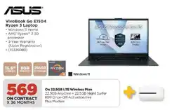 HiFi Corp ASUS VivoBook Go E1504 Ryzen 3 Laptop offer
