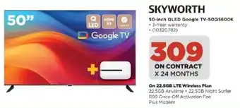 SKYWORTH 50-inch QLED Google TV-50Q5600K