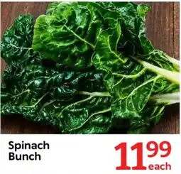 Oxford Freshmarket Spinach Bunch offer