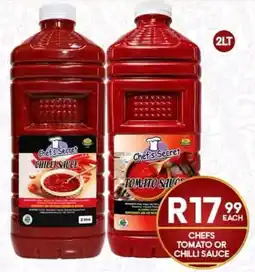 Take 'n Pay Chef's Secret Tomato or Chilli Sauce offer