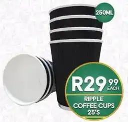 Take 'n Pay Ripple Coffee Cups offer