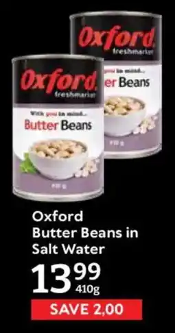 Oxford Freshmarket Oxford Butter Beans in Salt Water offer