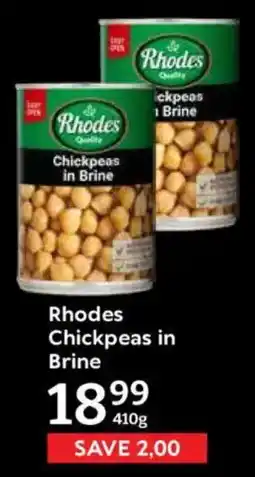Oxford Freshmarket Rhodes Chickpeas in Brine offer