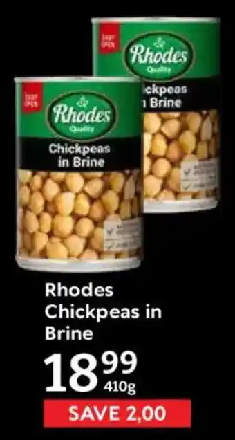 Oxford Freshmarket Rhodes Chickpeas in Brine offer