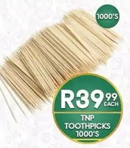 Take 'n Pay TNP TOOTHPICKS 1000'S offer