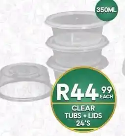 Take 'n Pay Clear Tubs + Lids offer