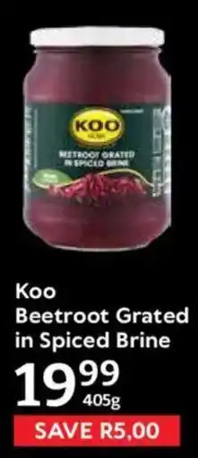 Oxford Freshmarket Koo Beetroot Grated in Spiced Brine offer