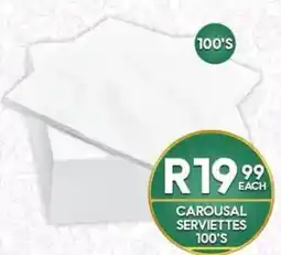 Take 'n Pay CAROUSAL SERVIETTES offer