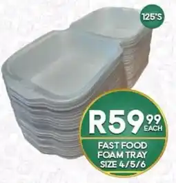 Take 'n Pay Fast Food Foam Tray offer
