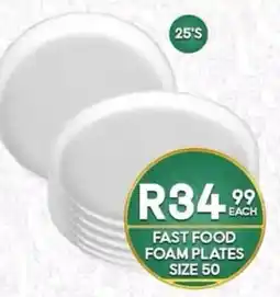Take 'n Pay Fast Food Foam Plates offer