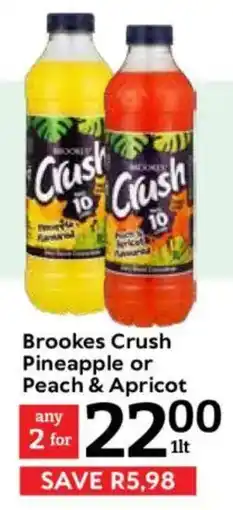 Oxford Freshmarket Brookes Crush offer