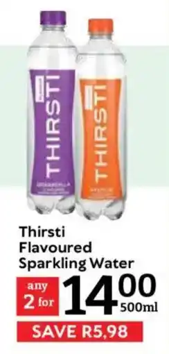 Oxford Freshmarket Thirsti Flavoured Sparkling Water offer