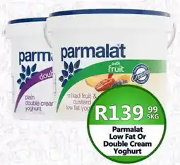 Take 'n Pay Parmalat Low Fat Or Double Cream Yoghurt offer