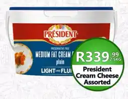 Take 'n Pay President Cream Cheese Assorted offer