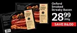 Oxford Freshmarket Oxford Smoked Streaky Bacon offer
