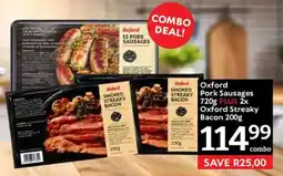 Oxford Freshmarket Oxford Pork Sausages offer