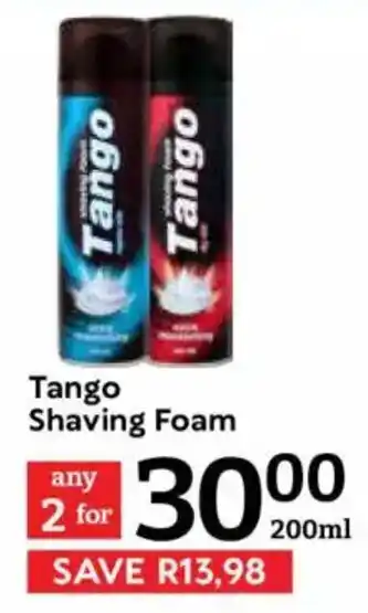 Oxford Freshmarket Tango Shaving Foam offer