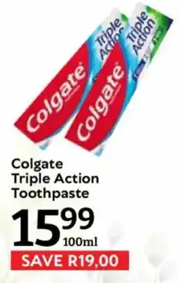 Oxford Freshmarket Colgate Triple Action Toothpaste offer