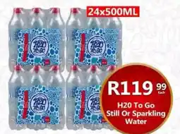 Take 'n Pay H20 To Go Still Or Sparkling Water offer