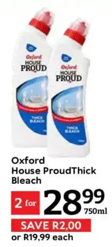 Oxford Freshmarket Oxford House Proud Thick Bleach offer